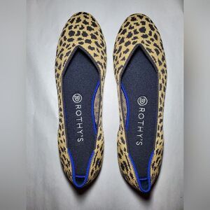 Rothy’s The Flat in Leopard Print - Retired Pattern Size 9